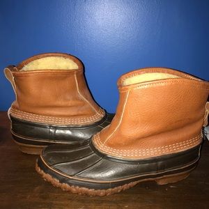 NEW L.L. Bean Women’s Shearing Lined Slip on Boots